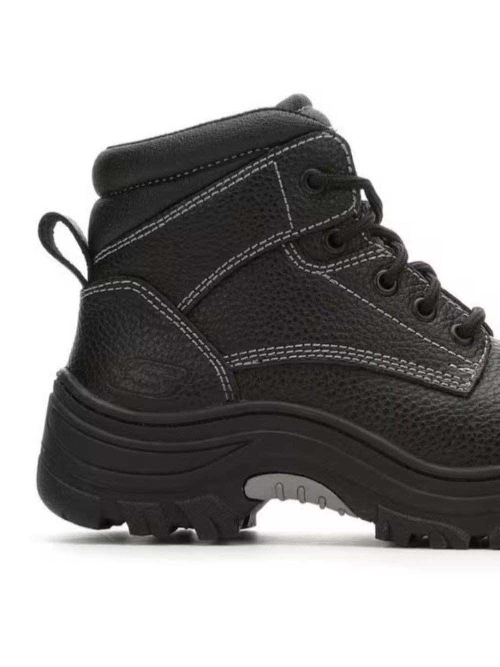 NEW Skechers Workshire Black Steel Toe Work Boots Men's 12 Safety W/ Box